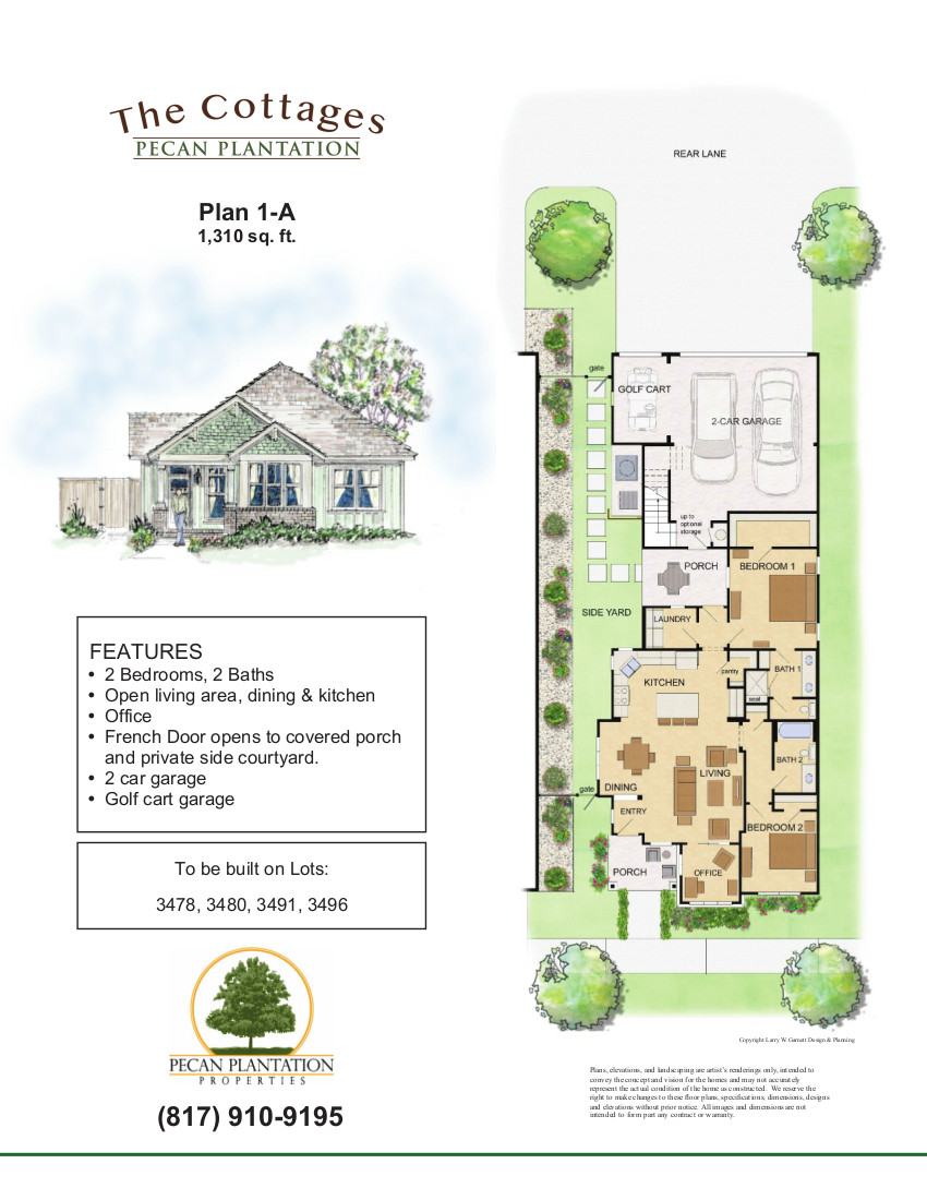 The Cottages Plan 1-A
