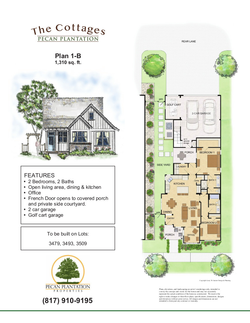 The Cottages Plan 1-B